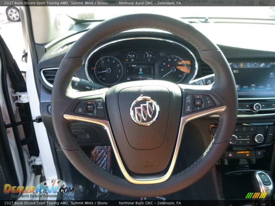 2017 Buick Encore Sport Touring AWD Summit White / Ebony Photo #17