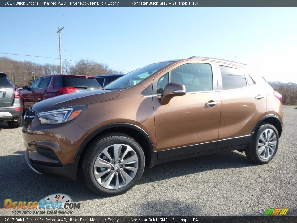 2017 Buick Encore Preferred AWD River Rock Metallic / Ebony Photo #1