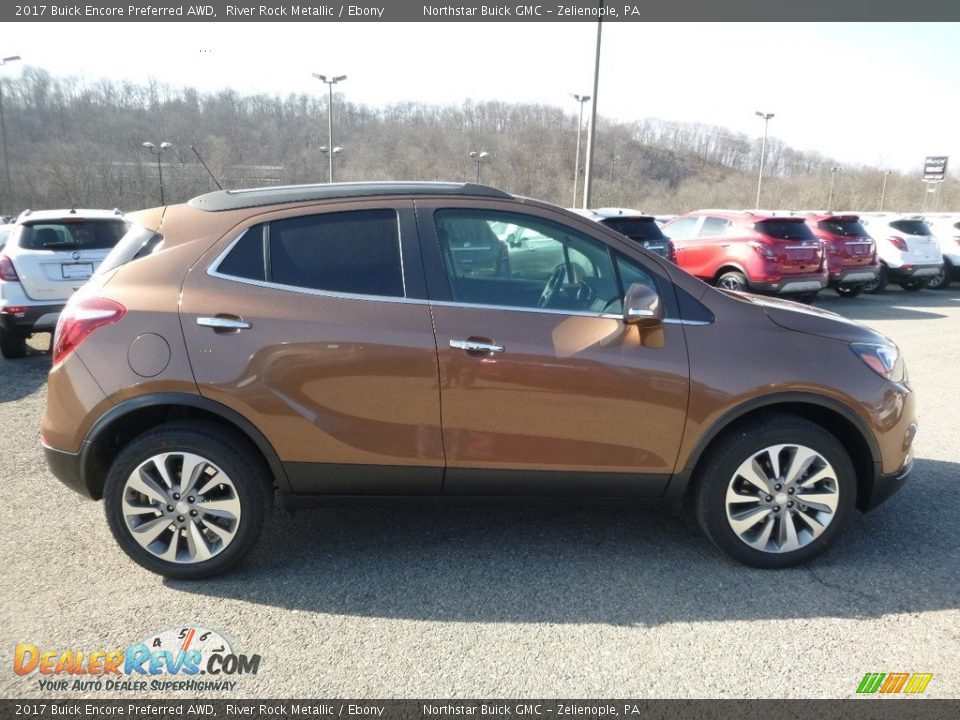 2017 Buick Encore Preferred AWD River Rock Metallic / Ebony Photo #4