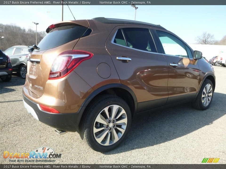 2017 Buick Encore Preferred AWD River Rock Metallic / Ebony Photo #5