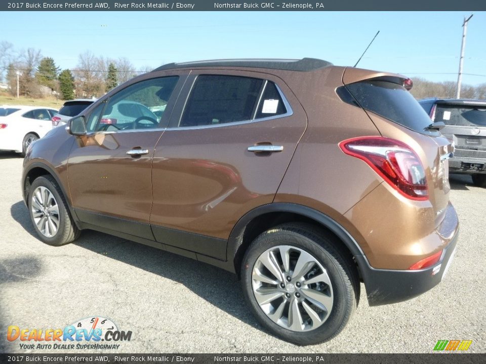 2017 Buick Encore Preferred AWD River Rock Metallic / Ebony Photo #8