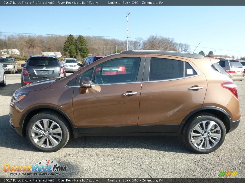 2017 Buick Encore Preferred AWD River Rock Metallic / Ebony Photo #9