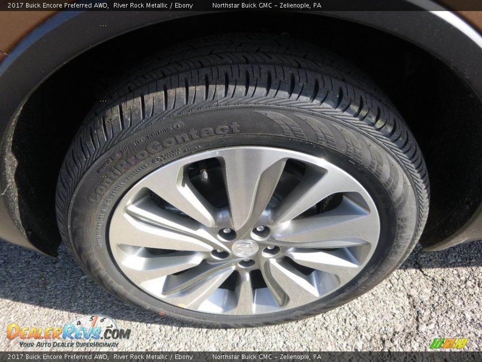 2017 Buick Encore Preferred AWD River Rock Metallic / Ebony Photo #10