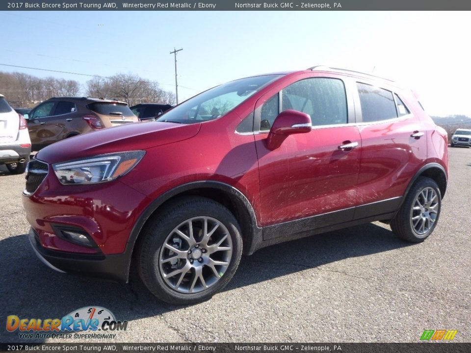2017 Buick Encore Sport Touring AWD Winterberry Red Metallic / Ebony Photo #1