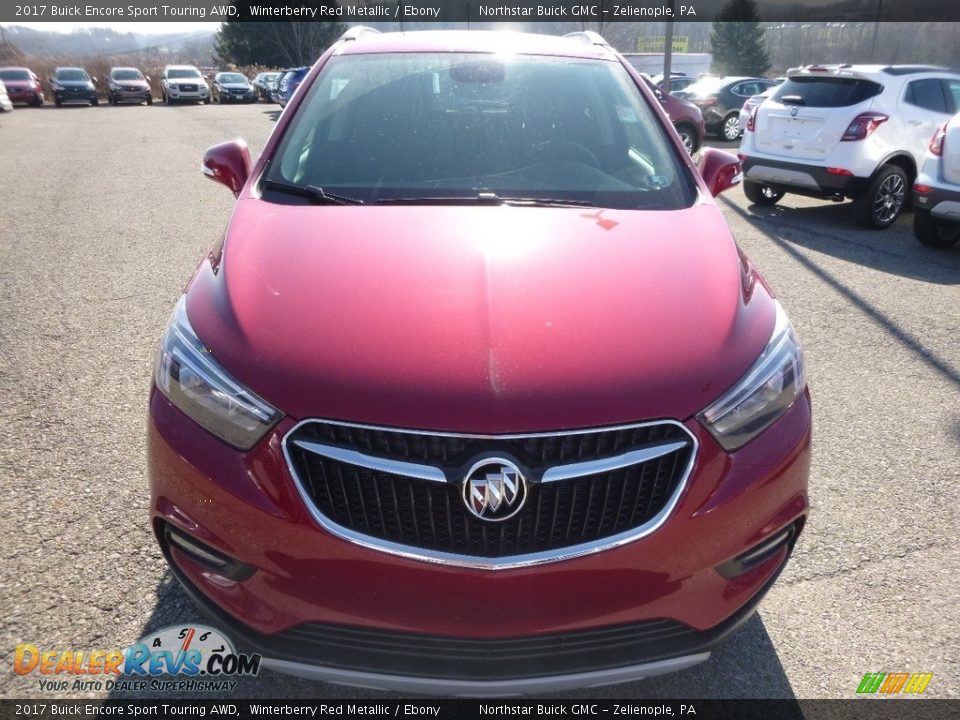 2017 Buick Encore Sport Touring AWD Winterberry Red Metallic / Ebony Photo #2