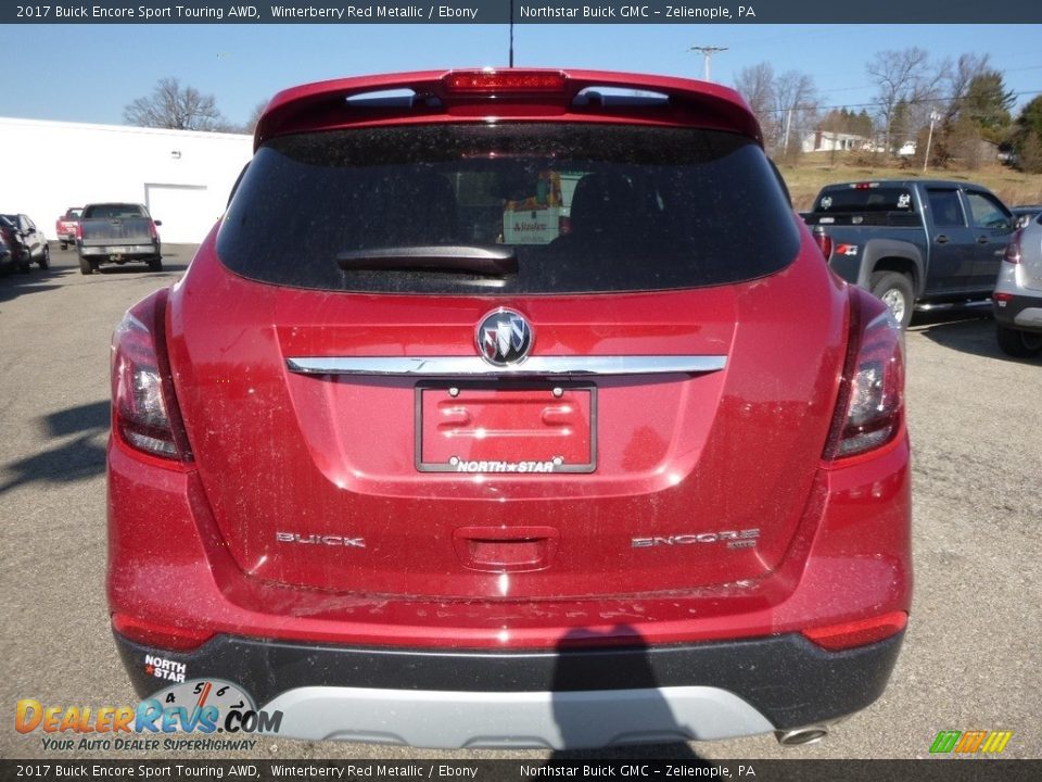 2017 Buick Encore Sport Touring AWD Winterberry Red Metallic / Ebony Photo #6