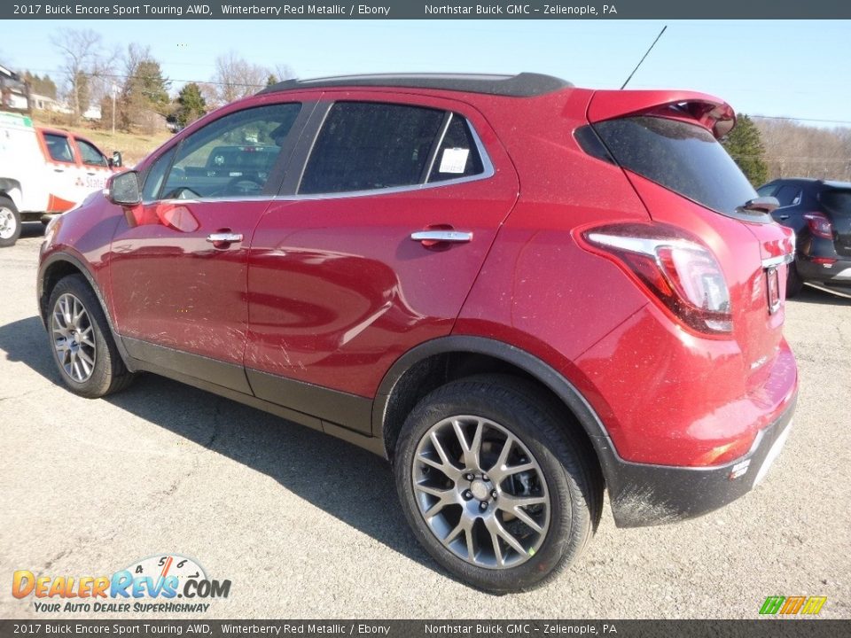 2017 Buick Encore Sport Touring AWD Winterberry Red Metallic / Ebony Photo #7