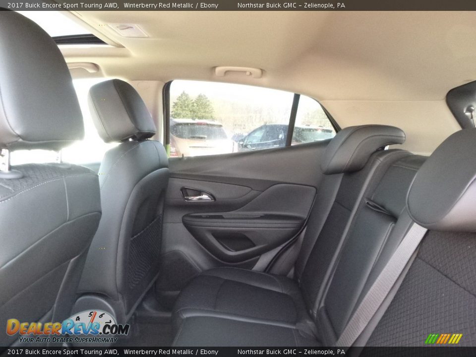 2017 Buick Encore Sport Touring AWD Winterberry Red Metallic / Ebony Photo #11