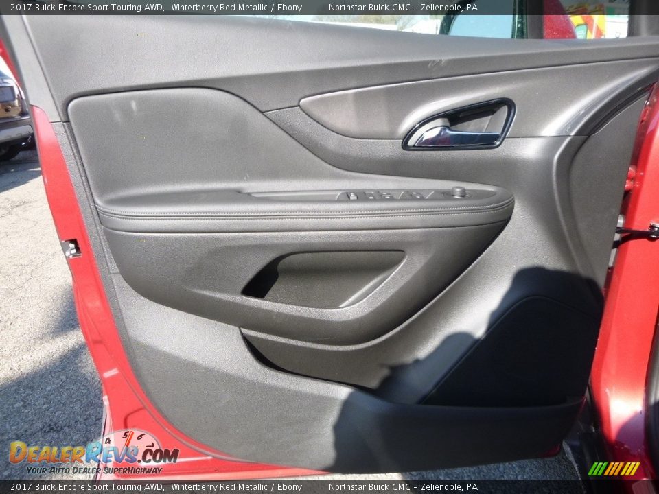 2017 Buick Encore Sport Touring AWD Winterberry Red Metallic / Ebony Photo #13