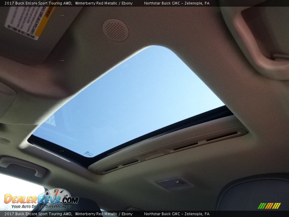 2017 Buick Encore Sport Touring AWD Winterberry Red Metallic / Ebony Photo #14