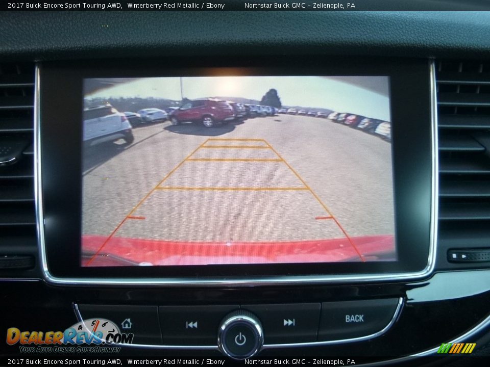 2017 Buick Encore Sport Touring AWD Winterberry Red Metallic / Ebony Photo #18