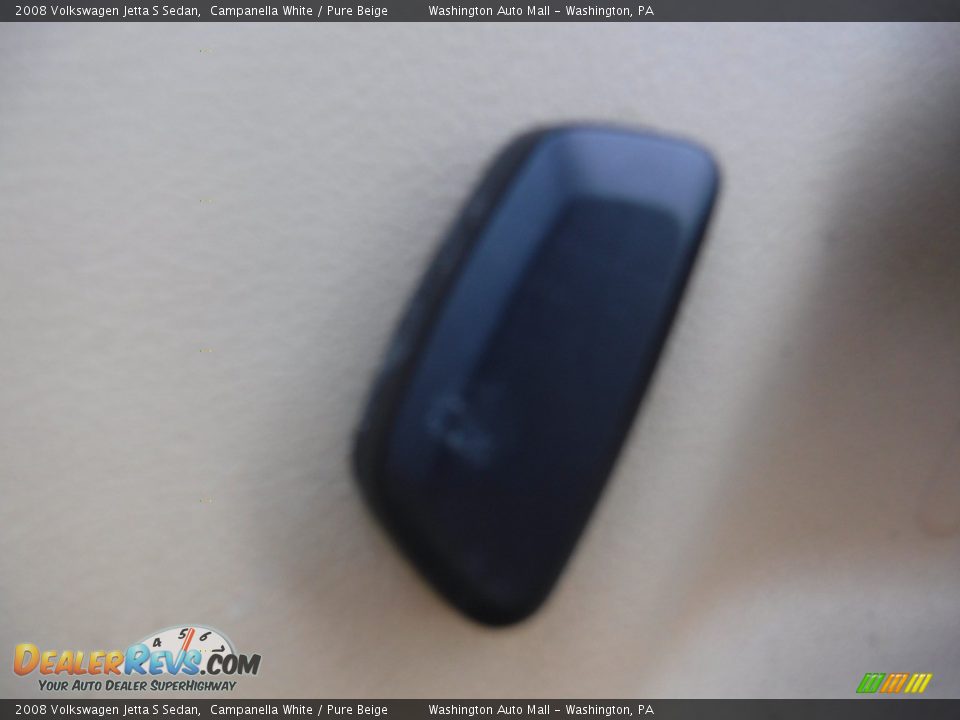 2008 Volkswagen Jetta S Sedan Campanella White / Pure Beige Photo #13