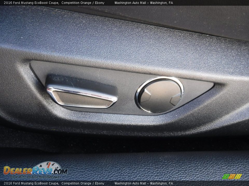 2016 Ford Mustang EcoBoost Coupe Competition Orange / Ebony Photo #16