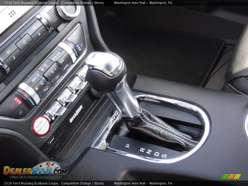 2016 Ford Mustang EcoBoost Coupe Competition Orange / Ebony Photo #23