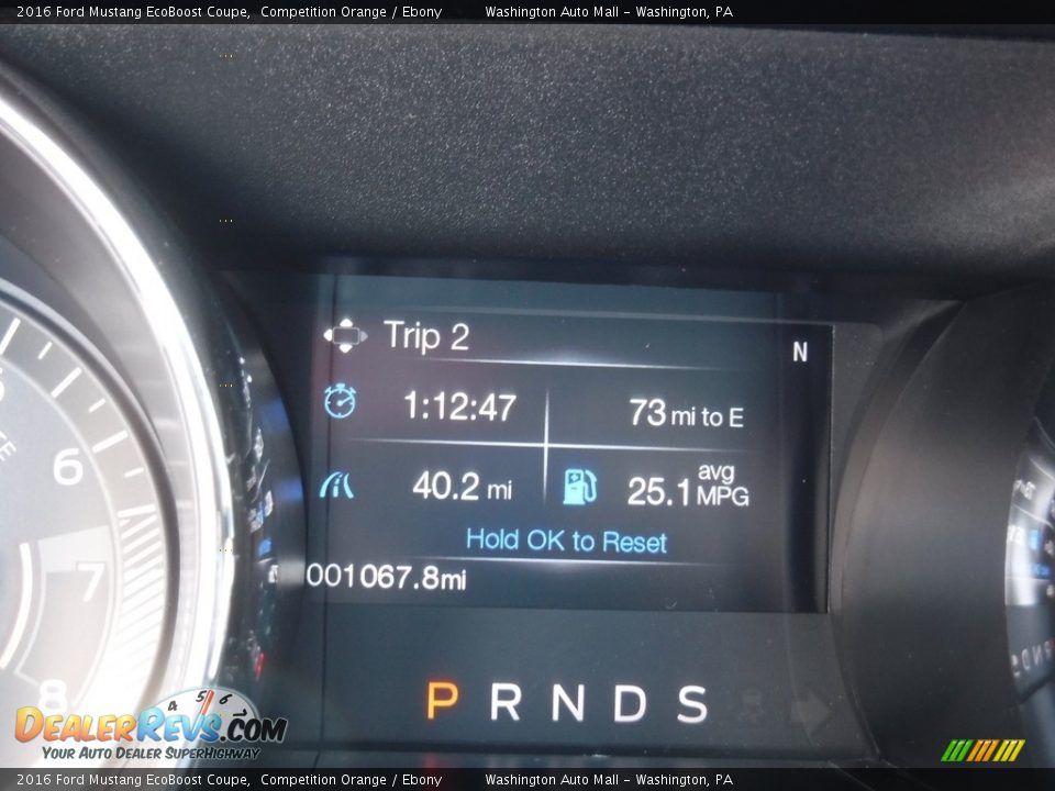 2016 Ford Mustang EcoBoost Coupe Competition Orange / Ebony Photo #30