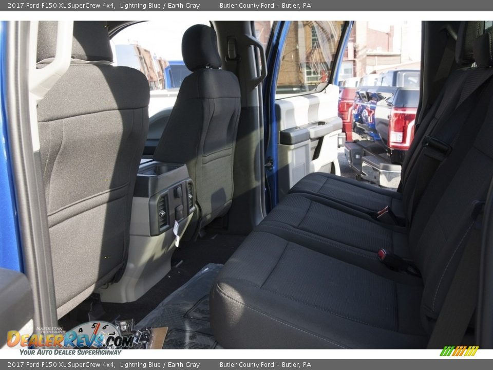 2017 Ford F150 XL SuperCrew 4x4 Lightning Blue / Earth Gray Photo #9