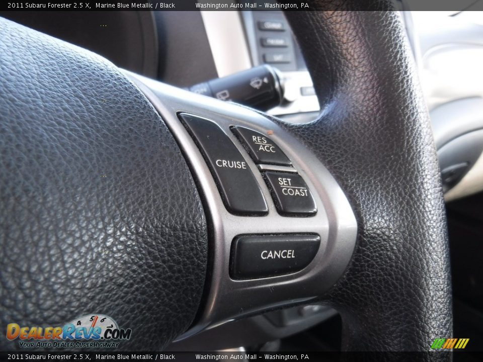 2011 Subaru Forester 2.5 X Marine Blue Metallic / Black Photo #19