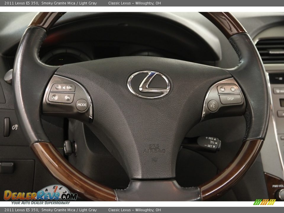 2011 Lexus ES 350 Smoky Granite Mica / Light Gray Photo #7