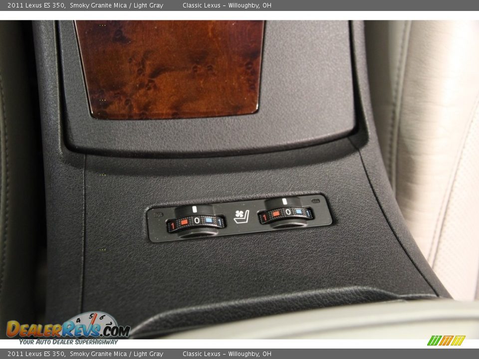 2011 Lexus ES 350 Smoky Granite Mica / Light Gray Photo #12