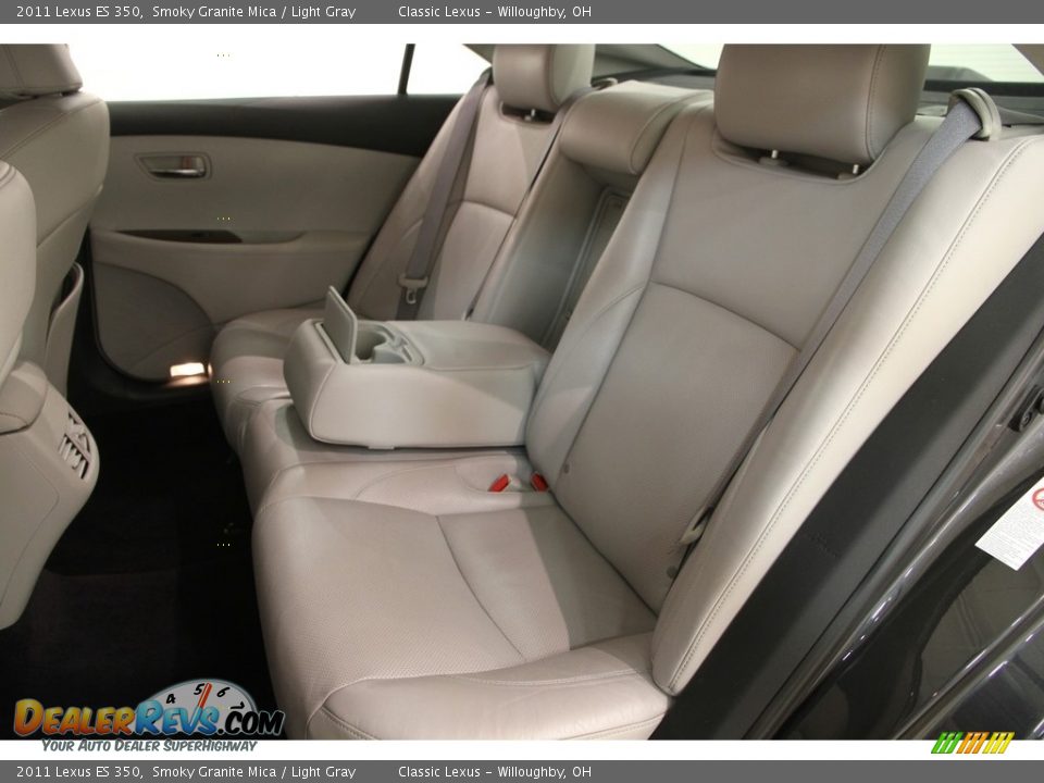 2011 Lexus ES 350 Smoky Granite Mica / Light Gray Photo #16