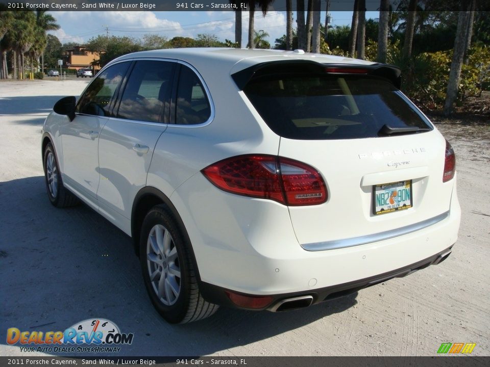 2011 Porsche Cayenne Sand White / Luxor Beige Photo #5