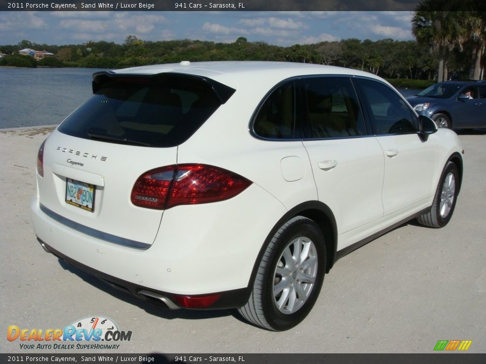 2011 Porsche Cayenne Sand White / Luxor Beige Photo #7