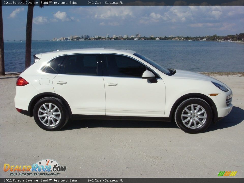 2011 Porsche Cayenne Sand White / Luxor Beige Photo #8