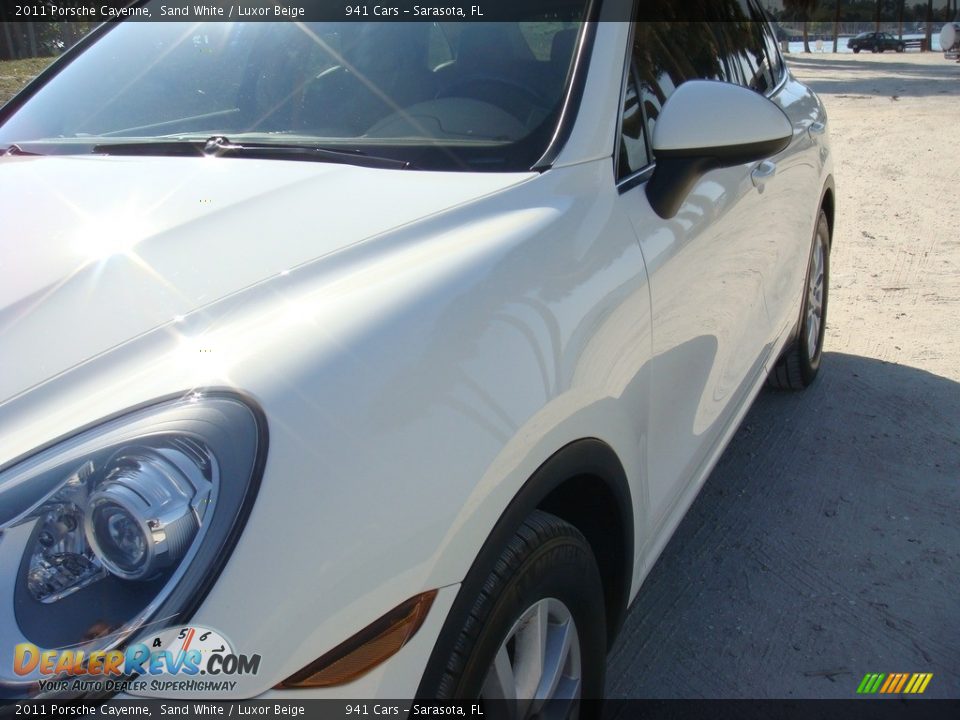 2011 Porsche Cayenne Sand White / Luxor Beige Photo #10