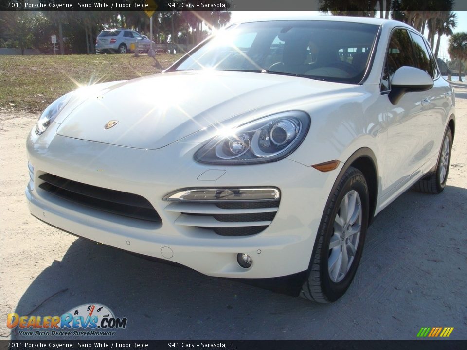 2011 Porsche Cayenne Sand White / Luxor Beige Photo #27