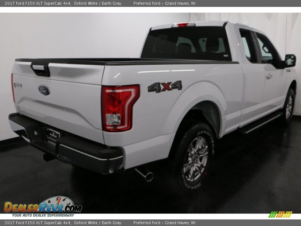 2017 Ford F150 XLT SuperCab 4x4 Oxford White / Earth Gray Photo #8