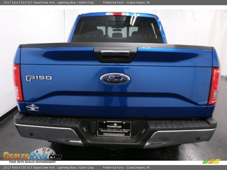 2017 Ford F150 XLT SuperCrew 4x4 Lightning Blue / Earth Gray Photo #9