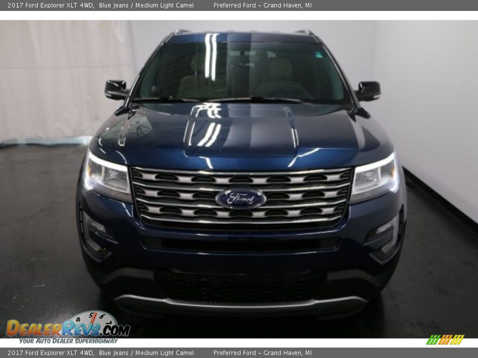 2017 Ford Explorer XLT 4WD Blue Jeans / Medium Light Camel Photo #7