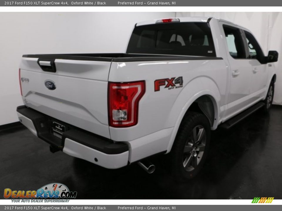 2017 Ford F150 XLT SuperCrew 4x4 Oxford White / Black Photo #9