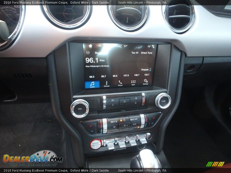 Controls of 2016 Ford Mustang EcoBoost Premium Coupe Photo #22