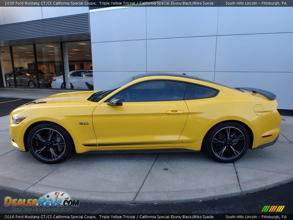 Triple Yellow Tricoat 2016 Ford Mustang GT/CS California Special Coupe Photo #2