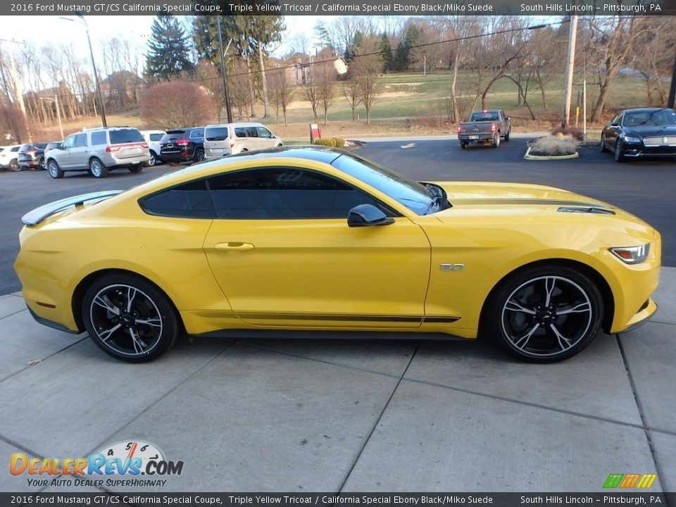 Triple Yellow Tricoat 2016 Ford Mustang GT/CS California Special Coupe Photo #6