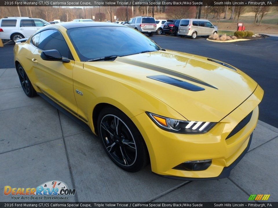 Triple Yellow Tricoat 2016 Ford Mustang GT/CS California Special Coupe Photo #7