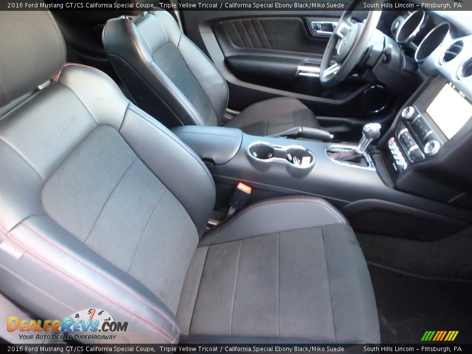 Front Seat of 2016 Ford Mustang GT/CS California Special Coupe Photo #10