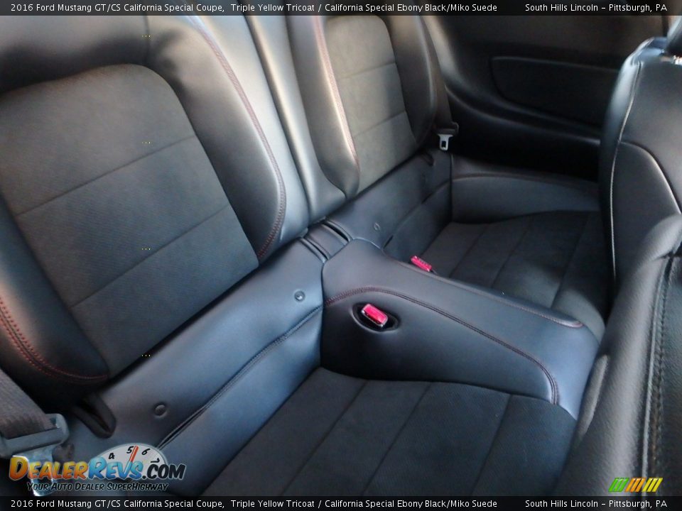 Rear Seat of 2016 Ford Mustang GT/CS California Special Coupe Photo #14