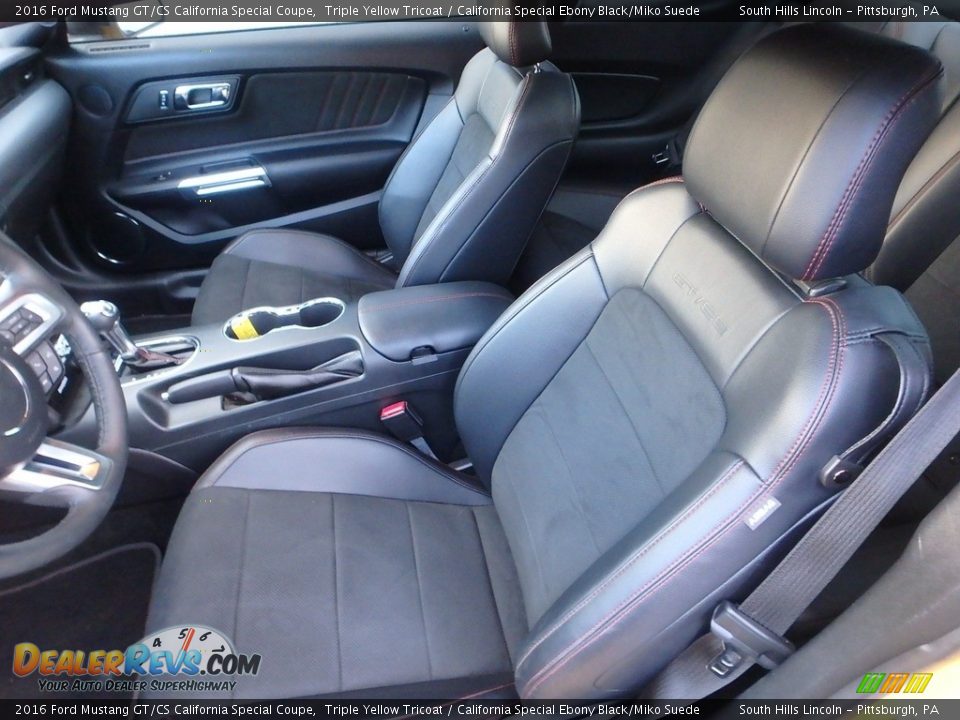 Front Seat of 2016 Ford Mustang GT/CS California Special Coupe Photo #15