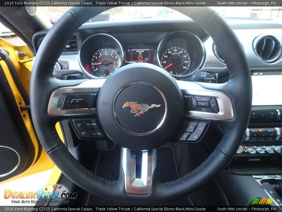 2016 Ford Mustang GT/CS California Special Coupe Steering Wheel Photo #23