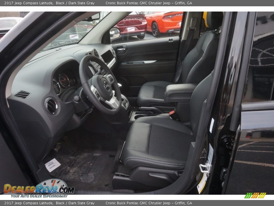 Front Seat of 2017 Jeep Compass Latitude Photo #9