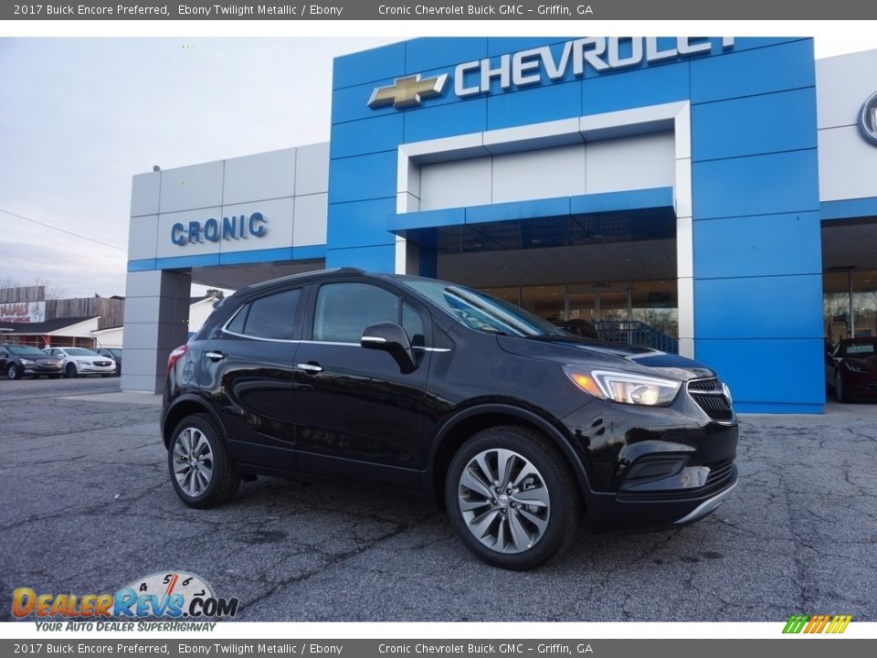 2017 Buick Encore Preferred Ebony Twilight Metallic / Ebony Photo #1