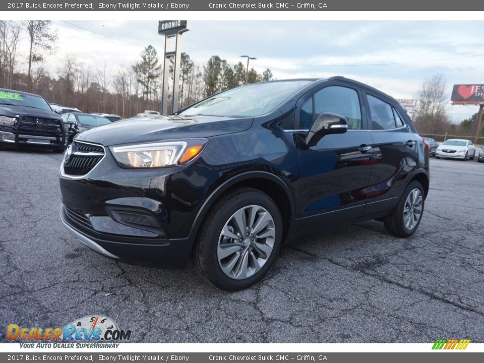 2017 Buick Encore Preferred Ebony Twilight Metallic / Ebony Photo #3