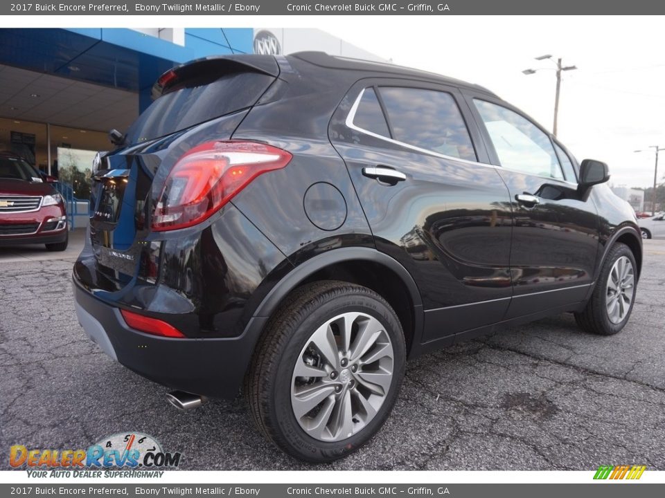 2017 Buick Encore Preferred Ebony Twilight Metallic / Ebony Photo #7