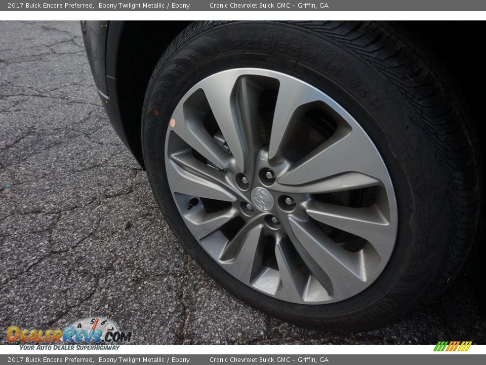 2017 Buick Encore Preferred Ebony Twilight Metallic / Ebony Photo #11