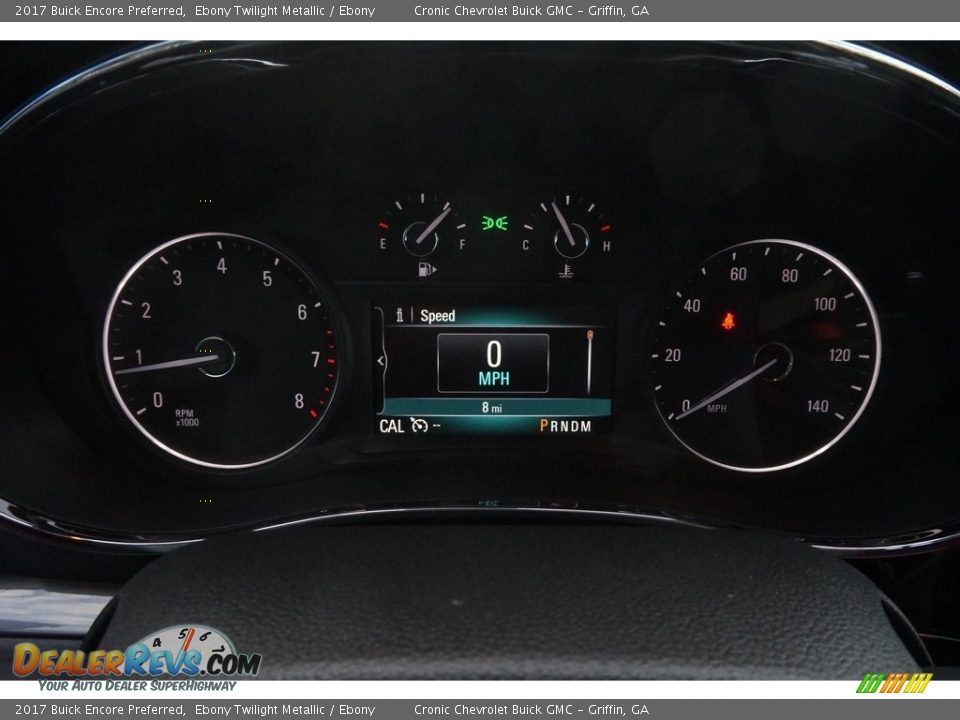 2017 Buick Encore Preferred Ebony Twilight Metallic / Ebony Photo #13