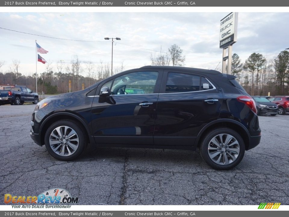 2017 Buick Encore Preferred Ebony Twilight Metallic / Ebony Photo #4