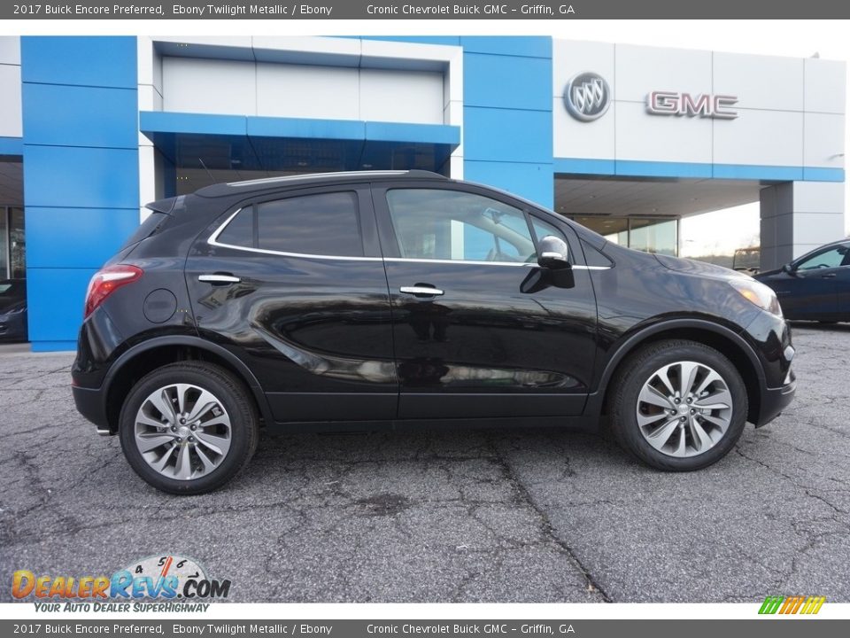 2017 Buick Encore Preferred Ebony Twilight Metallic / Ebony Photo #8
