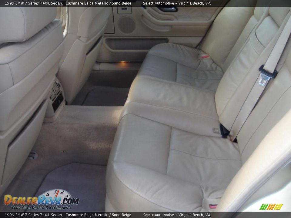 1999 BMW 7 Series 740iL Sedan Cashmere Beige Metallic / Sand Beige Photo #11